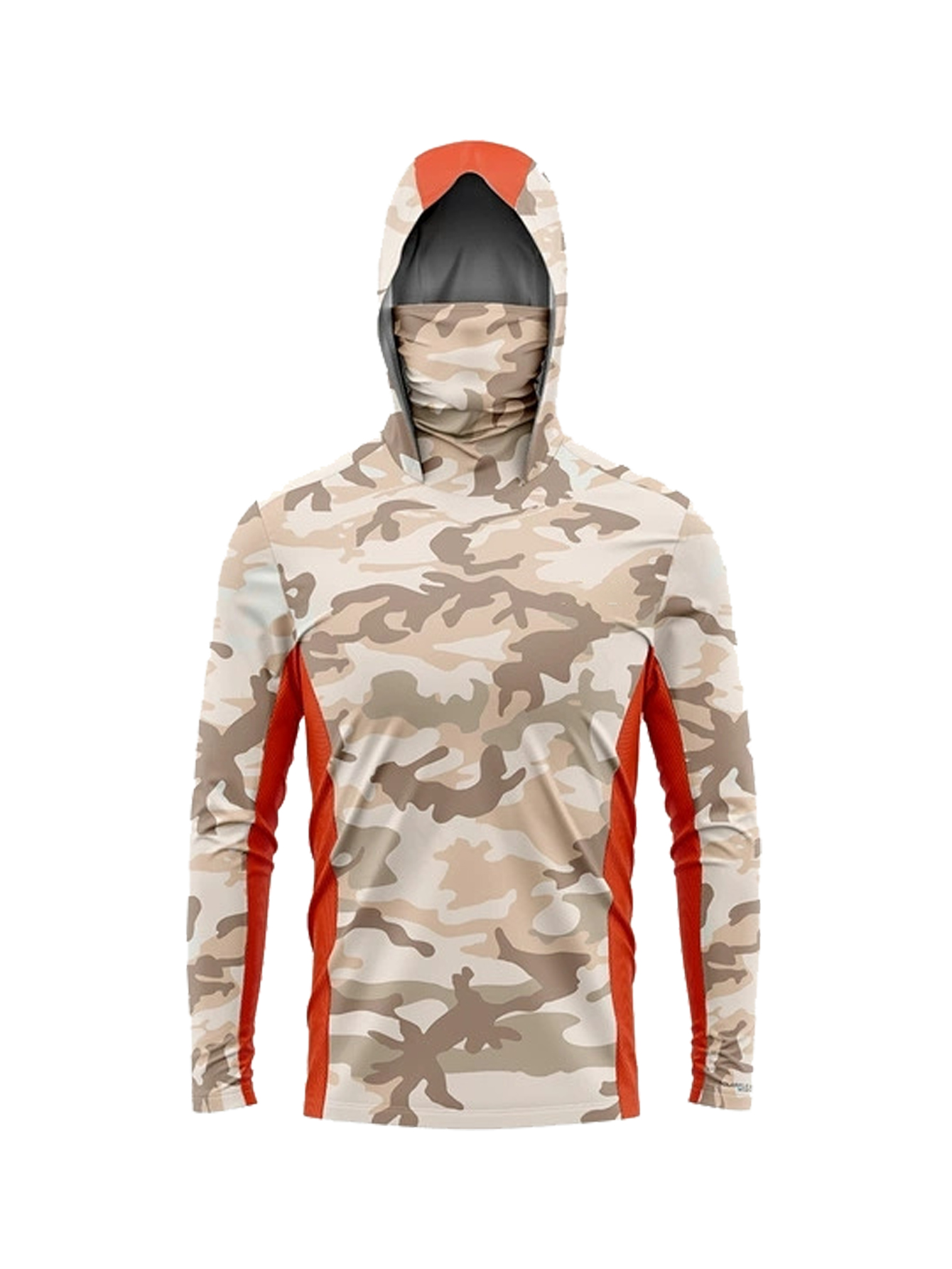 Desert Camo Men Fishing Hooded - Fishing Shirt Uv Protection ulasan dan harga