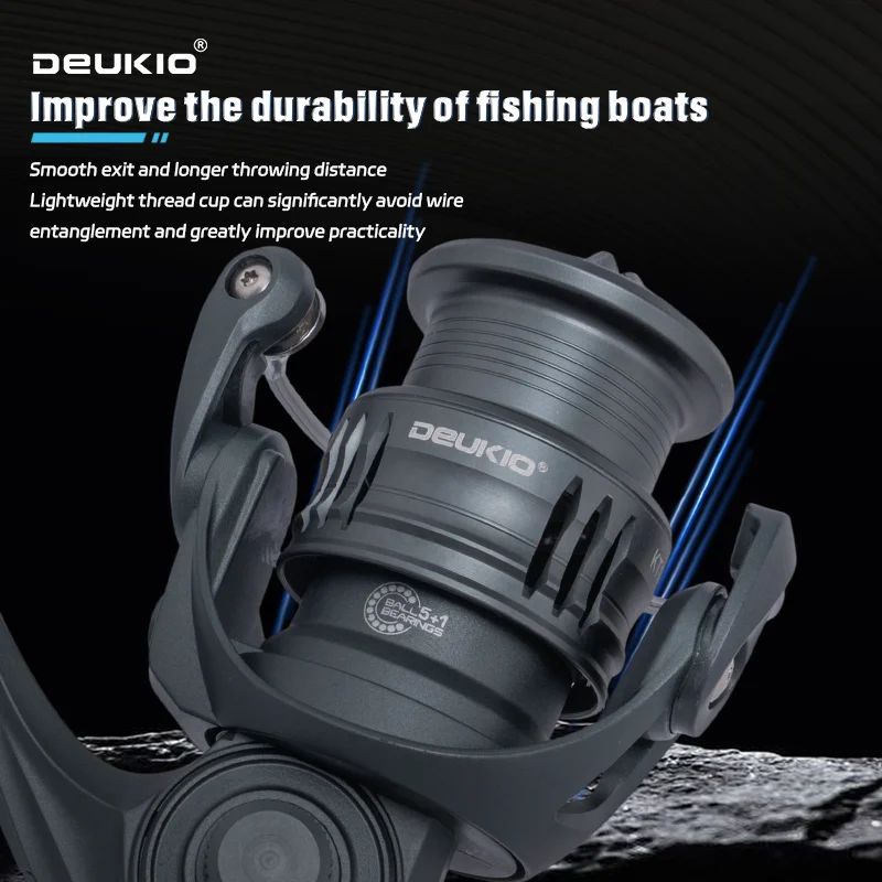 DEUKIO Lightweight Spinning Re - Kastking Reel Zephyr ulasan dan harga