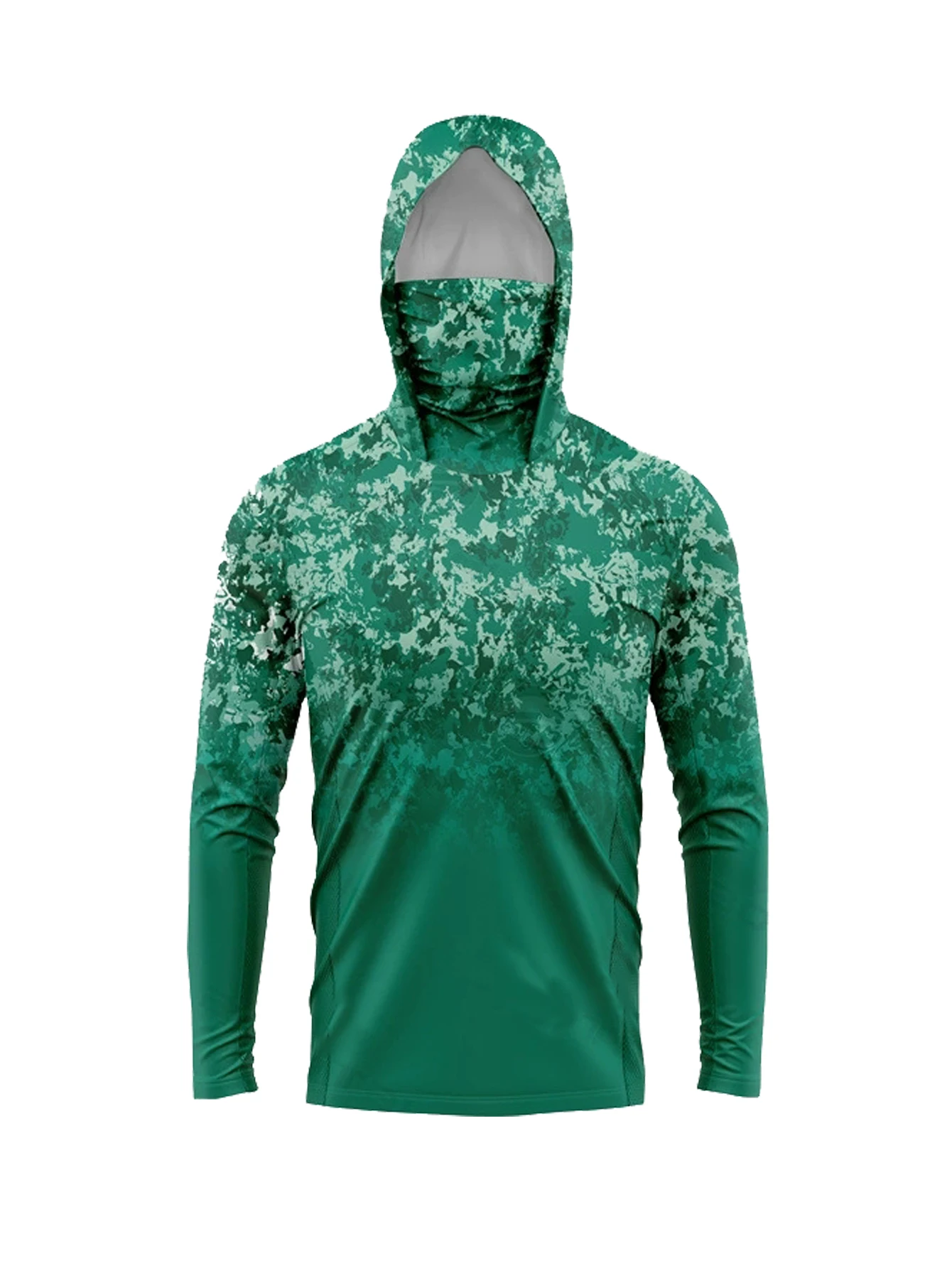 Men UPF50+ Sun Protection Fish - Fishing Shirt Uv Protection ulasan dan harga